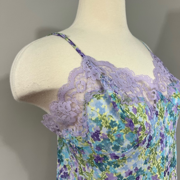 VS Blue Floral Bodysuit - Picture 5 of 14